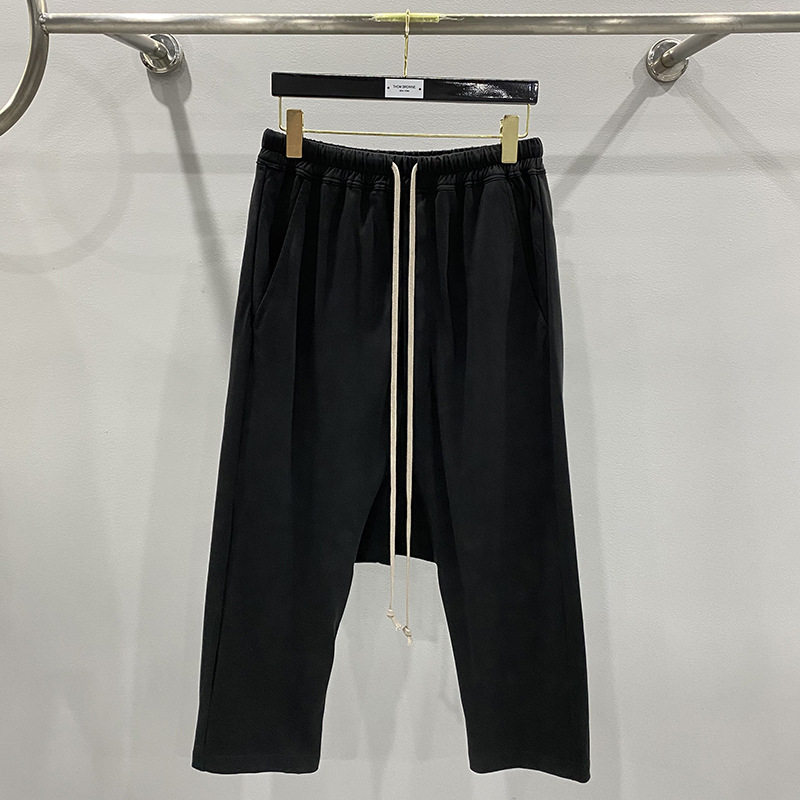 Xl Summer Clothing - 男性カジュアルハーレムパンツ綿ゴシック紳士服スウェットパンツ夏の女性ふくらはぎ丈パンツルーズ黒パンツサイズXL