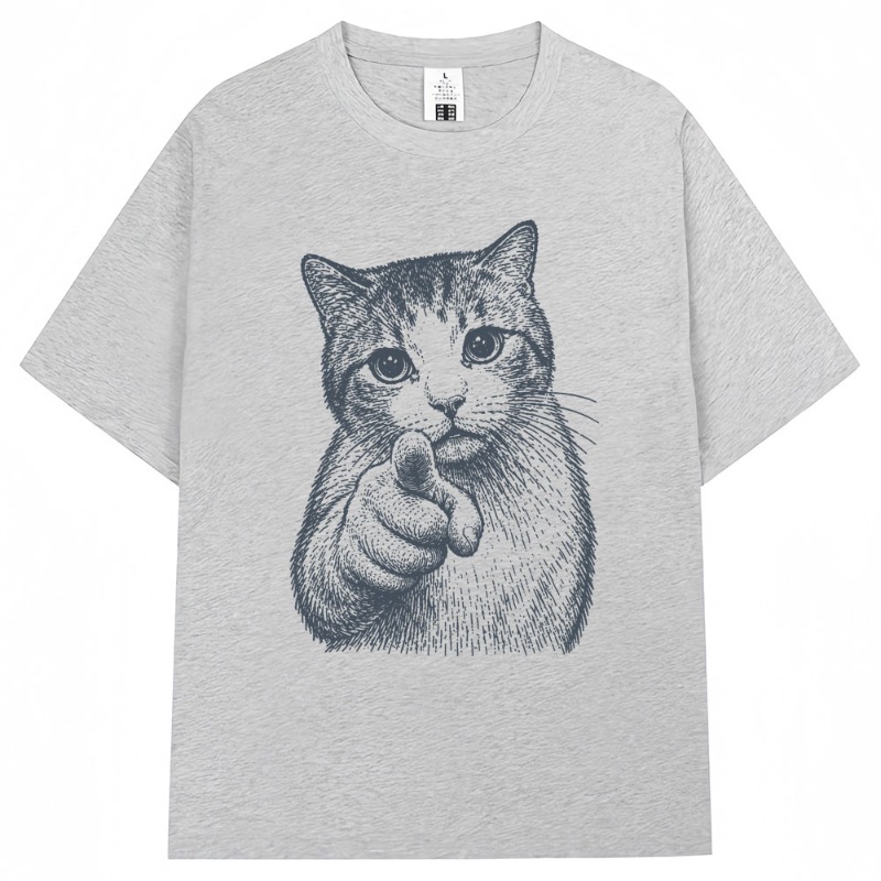ガイドキャットファッションラウンドネックピュアプリント女性の - Summer Clothing Guide のレビューと価格
