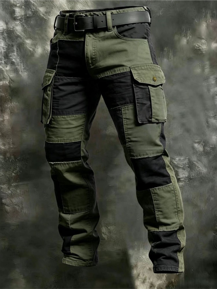 綿男性カーゴパンツカーキカジュアル男性戦術ジョガーカーゴマル - Summer Clothing Work のレビューと価格