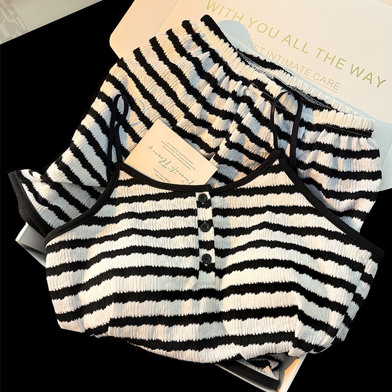 女性用新作夏用モダールパジャマ、ティーンスタイル、パッド入り - Summer Clothing Teens のレビューと価格