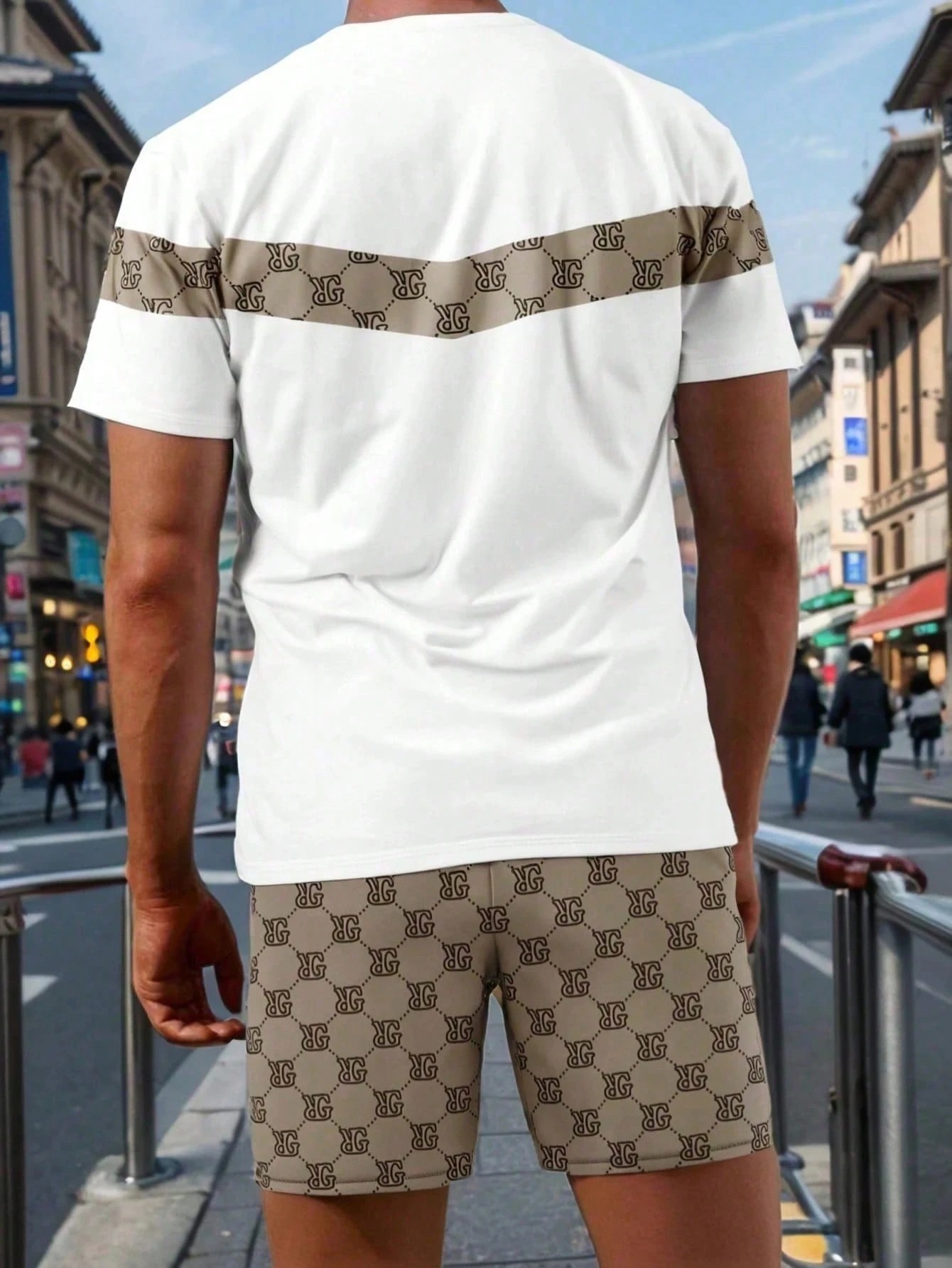 2026年夏メンズスーツ、3Dプリント柄入り、通気性、軽量、 - Summer Clothing Styles Men のレビューと価格