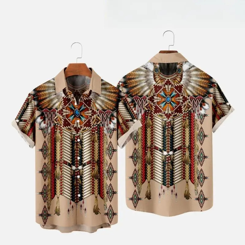 男性と女性のための半袖ビーチTシャツ,3Dプリントのユニセッ - Indian Summer Vintage Clothing のレビューと価格