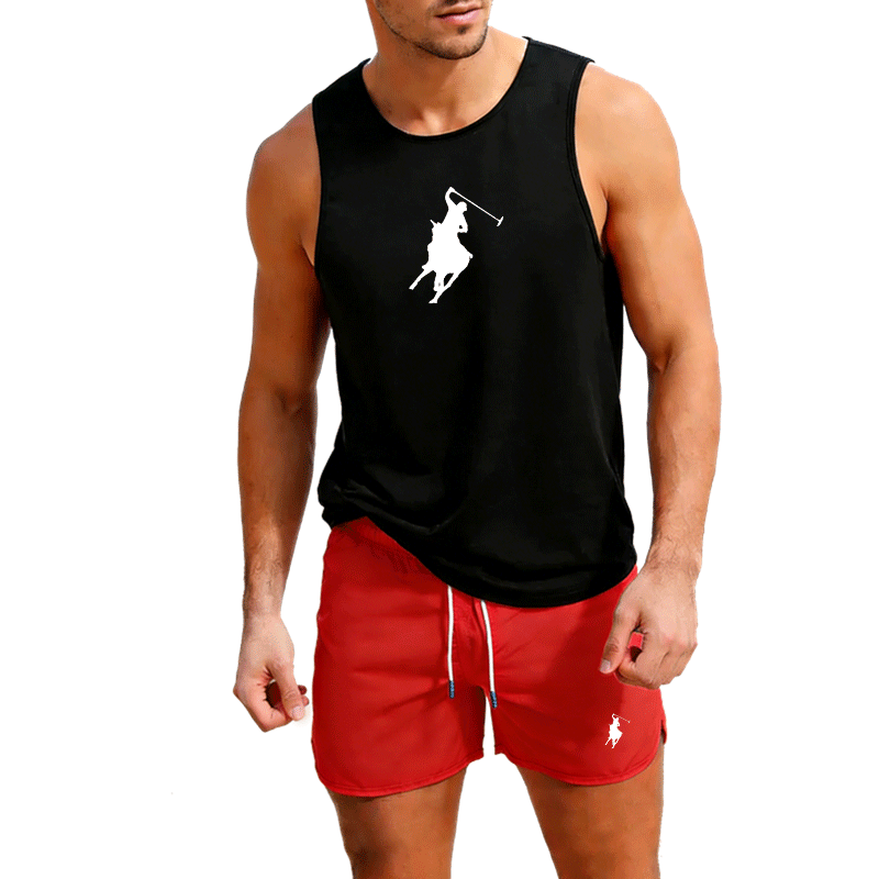 ヨーロッパメンズサマーベスト＆ショーツセット 2ピース アウ - Summer Clothing Trend のレビューと価格