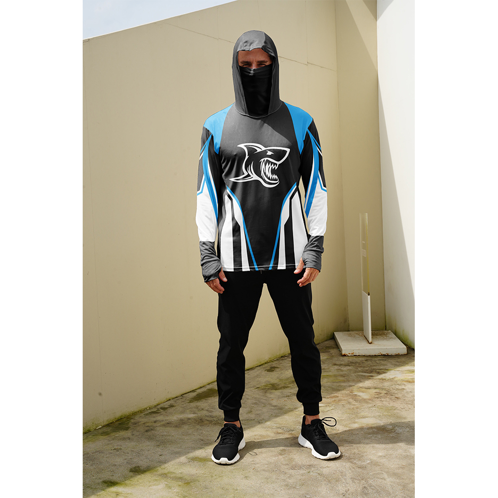 釣り用シャツ メンズ 日焼け防止 フード付きマスク 一体型  - Summer Clothing Trend のレビューと価格
