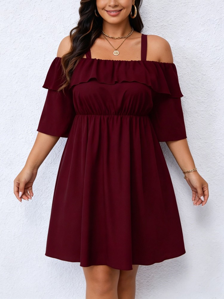 XL-5XL プラスサイズの服ドレス女性ローブ夏半袖ストリー - Xl Summer Clothing のレビューと価格