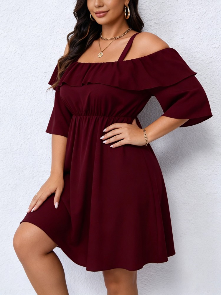 XL-5XL プラスサイズの服ドレス女性ローブ夏半袖ストリー - Xl Summer Clothing のレビューと価格