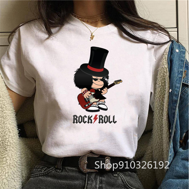 女性のためのユーモラスな夏のTシャツ,ファッショナブルな漫画 - Summer Clothing Teens のレビューと価格