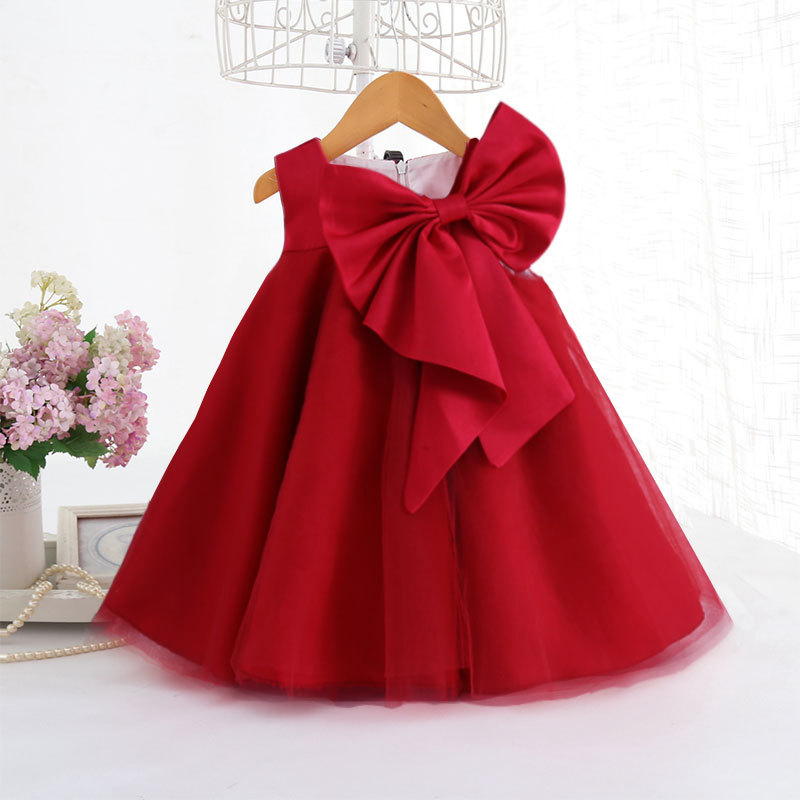 夏ビッグリボン女の赤ちゃんドレス 1st 誕生日パーティーウ - Summer Clothing For Babies のレビューと価格