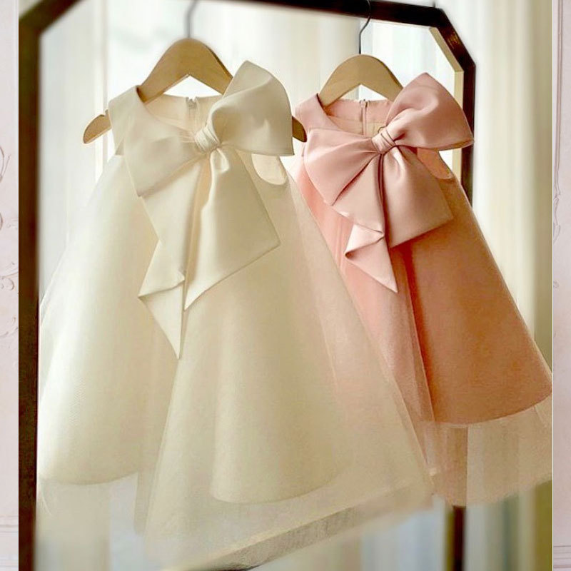 夏ビッグリボン女の赤ちゃんドレス 1st 誕生日パーティーウ - Summer Clothing For Babies のレビューと価格