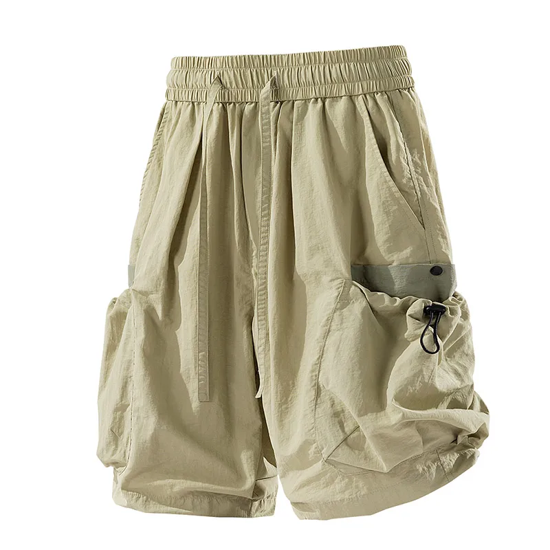 メンズショーツルーズ大きいサイズマルチポケットオーバーオール - Summer Clothing Styles Men のレビューと価格