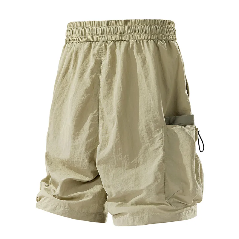 メンズショーツルーズ大きいサイズマルチポケットオーバーオール - Summer Clothing Styles Men のレビューと価格