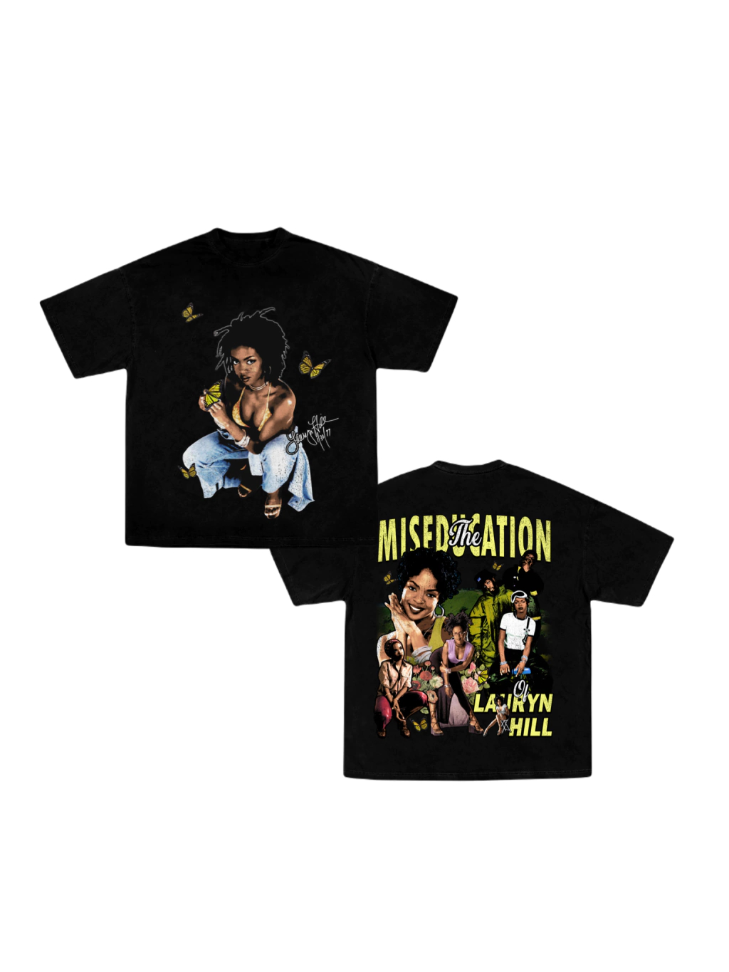 ファッション歌手ローリンヒル Tシャツメンズレディースコット - Summer Hill Clothing のレビューと価格
