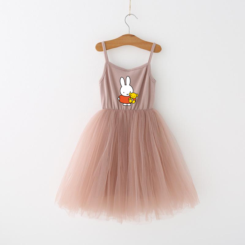 ミッフィー子供スパゲッティストラップドレス少女漫画かわいいフ - Summer Clothing For Babies のレビューと価格