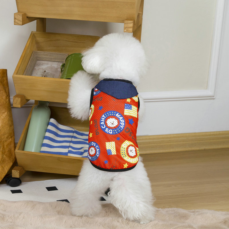 通気性と涼しさを備えたペット服、新しいベスト、ドッグサリ、犬 - Summer Clothing In French のレビューと価格