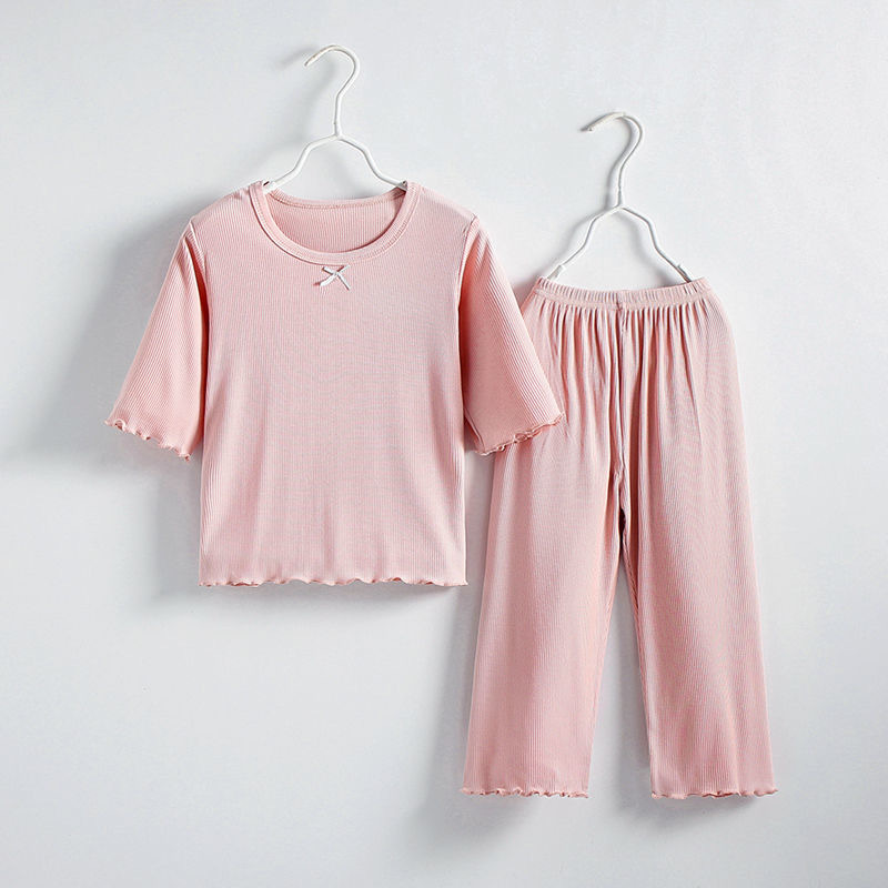 パジャマ子供用ハウスウェアティーンガール服子供用パジャマ部屋 - Summer Clothing Teens のレビューと価格