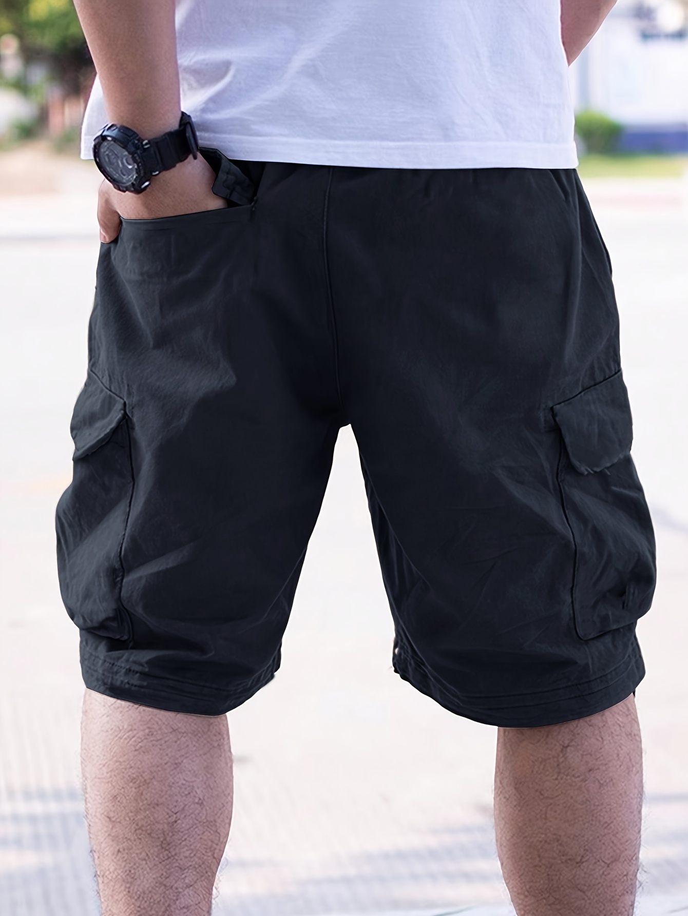 メンズプラスサイズカジュアルワークショーツトレンディで快適な - Summer Clothing Work のレビューと価格