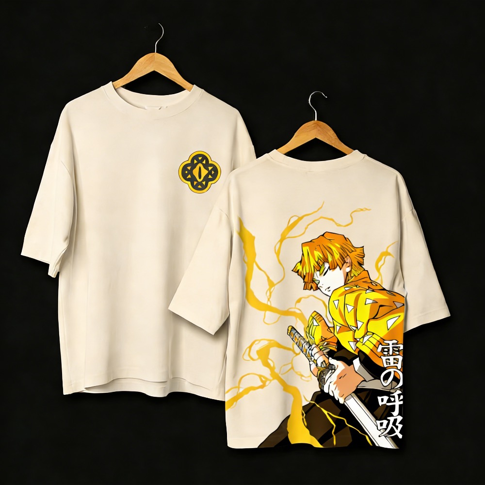 プラスサイズデーモンスレイヤーアニメプリント男性、女性 Tシ - Summer Clothing Styles Men のレビューと価格