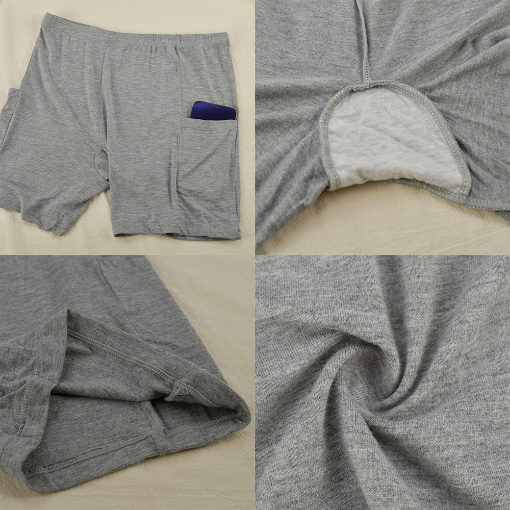女性の綿ハイウエスト安全パンツ両側ポケットなしローリング夏通 - Xl Summer Clothing のレビューと価格