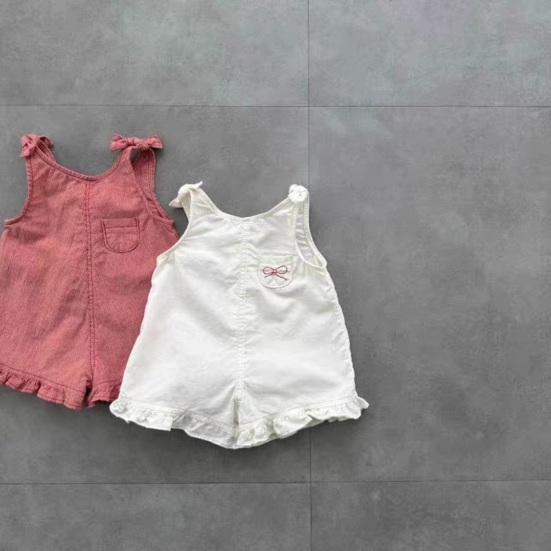 HY2831 女の子用サマーロンパース、ビブとショートパンツ - Summer Clothing For Babies のレビューと価格