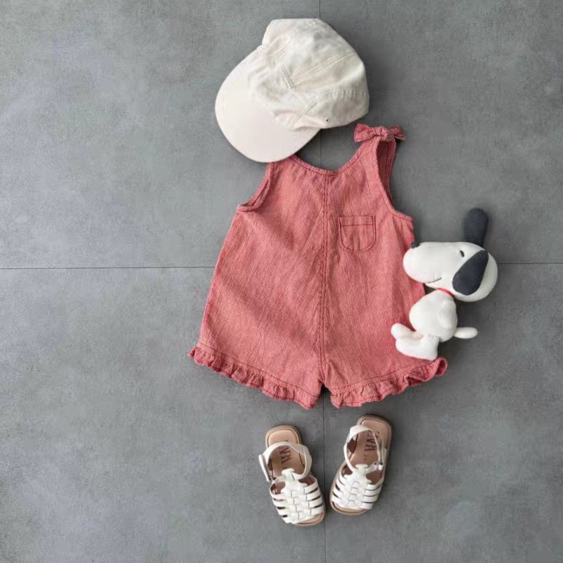 HY2831 女の子用サマーロンパース、ビブとショートパンツ - Summer Clothing For Babies のレビューと価格