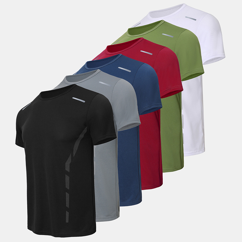 1/4 個メンズ夏速乾性スポーツファッションプリント半袖ティ - Summer Clothing Teens のレビューと価格