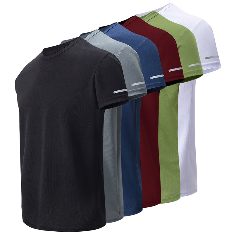 1/4 個メンズ夏速乾性スポーツファッションプリント半袖ティ - Summer Clothing Teens のレビューと価格